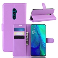 Casing Phone For OPPO Reno 10X Zoom/Oppo Reno 5G 6.6'' Pu Leather Flip Phone Case