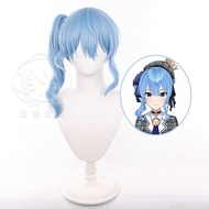 Virtual You Tuber Cosplay Hoshimachi Suisei Wig Party Comic Exhibition