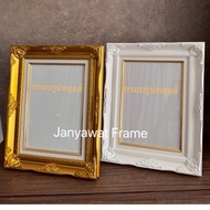 Louis Photo Frame Gold White For 6x8 Inch 8x10 8x12 A4 10x12" 10x15" A3 With Mirror Wall Hanging Sta