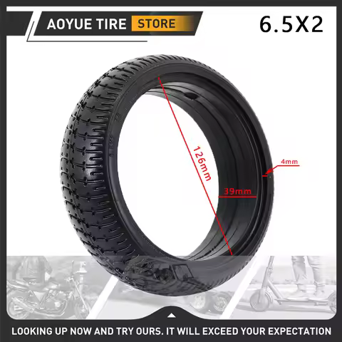 1Pcs 6.5 Inch Solid Tire For Hoverboard Self Balancing Electric Scooter 7 Inch Explosion-proof Solid