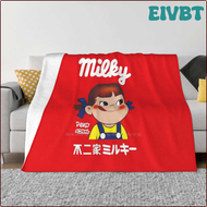 EIVBT Milky Peko-Chan All Sizes Soft Cover Blanket Home Decor Bedding Cute Milky Fujiya Peko Japanese Candy Caramel Food Brand ASXCB