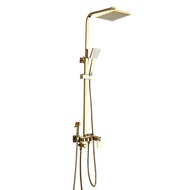 Gold Shower Faucet Rain Set Bathroom All-Copper Pressurized Head fjksjfiwrupurewhjfyiuwrhjfd shower set