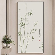 New Chinese Style Entrance Decorative Painting Log Style Entrance Positive to Door Corridor Aisle Ba