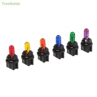 NEW 10PCS T5.5 Led Bulb W1.2WCar Interior Lights Dashboard Heating Indicator Wedge Auto Instrument L