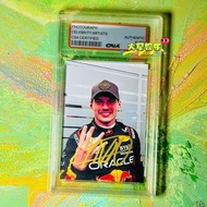 F1 Driver Mark Westapan Autographed Photo 10cm Promotional Photos Gift for Friends Collection Mercha