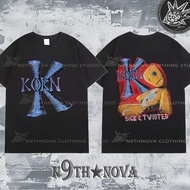 24h Shipping N9THNOVA Washed Korn Family Values Tour Vintage Rock Street Style T-shirt 5