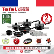 🔥 ORIGINAL 🔥 Tefal FULL SET 7 piece Non Stick Cookware Pan Pot Kuali Periuk Belanga Frypan Saucepan 