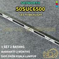 SKYWORTH 50SUC6500 TV LED BACKLIGHT BARU READY STOCK