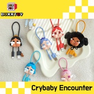 🌈 Crybaby สายชาร์จ iPhone 🌈 Crybaby Encounter yourself  พวงกุญแจ  ค่าย popmart blind boxs กล่องสุ่ม art toys
