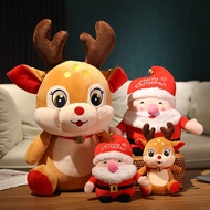2024 New Christmas Decor Cute Santa Claus Doll Plush Toy Doll Christmas Elk Pendant Christmas Gift Holiday Gift Xmas Gift