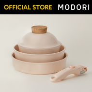 Modori - 純白鍋具組 暖粉色