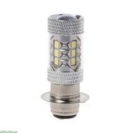 allilivefouaa PX15D H6 80W 6500K 16 LED Motorcycle Headlight Front Light Bright LED Lamp Bulb