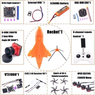 B-CUBE Rocket 5inch FPV Drone Frame Kit Carbon Fiber Racing Drone Quadcopter Freestyle INAV Beatflig