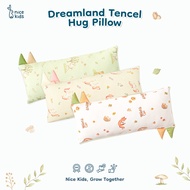 Dreamland Tencel Hug Pillow for Kids–Soft, cooling, silky smooth bolster; compatible with baa baa sh