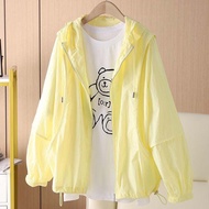 เสื้อคลุมกันแดดมีฮู้ดแบบลำลองสำหรับผู้หญิงไซส์ใหญ่ 300 ปอนด์ ฤดูร้อน 2024 เสื้อคลุมกันแดดแบบคาร์ดิแก