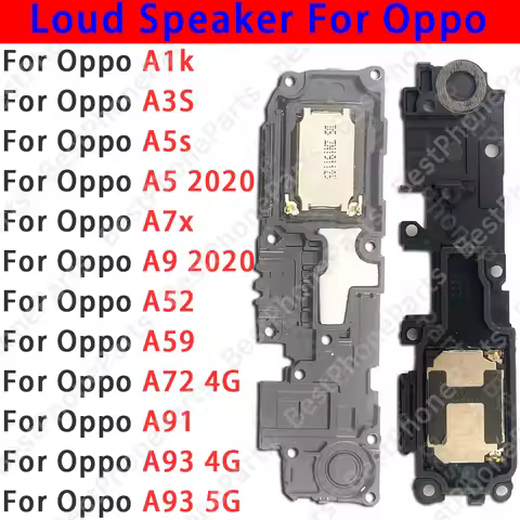 For Oppo A1K A3s A5s A7x A52 A59 A72 A91 A93 A5 A9 2020 4G 5G Bottom Loudspeaker External Speaker So