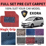 PROTON EXORA Carpet 3pcs(set) 16MM Car Kereta Karpet Kapet Specialist Carpet Floor Mat Mat Magic Gri