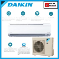 Daikin Aircond 1.0hp 1.5hp Wall Mounted Non Inverter FTV28PB / FTV35PB Penghawa Dingin Smart Control