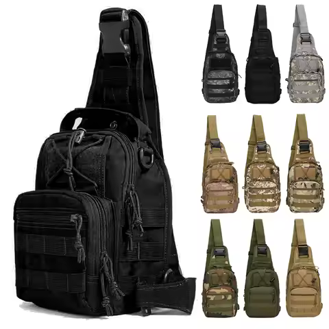 Tactical Shoulder Backpack Outdoor CCW Sling Bag Rover EDC Waterproof Hiking Camping Pack Concealed 