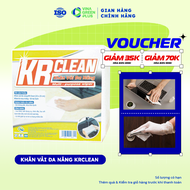 Thùng 10 bịch Khăn vải lau đa năng KRCLEAN thấm hút tốt khăn lau tủ bàn ghế bề mặt căn bếp