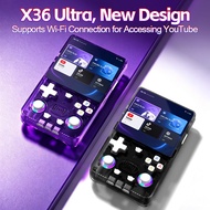 X36 Ultra Handheld Game Console Android 10 Dual System 4.2 Inch IPS WiFi Online Play RGB Joystick Re