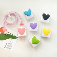 Love Set Charger Protector Set Charger Case Cable Protector for iP20W Charger for ip 11/iP 12 / iP 1