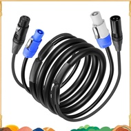 DMX512 Extension Cable 3Pin XLR Signal Combo Cables forStage Lighting, Concerts, Events