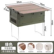 附支架－戶外露營收納箱汽車後行李箱可折疊露營野餐旅行收納箱