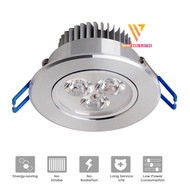 Lampu Downlight 3W 5W Spot Sorot LED 5 Watt Hologen Lukisan Putih Kuning 5Watt COB Hias Plafon rumah