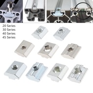ChgImposs 20Pcs M4/M5/M6/M8/M10 T-Slot Nut T เลื่อนค้อน Drop In อ่อนนุชขั้วต่อตัวยึดสำหรับ20 30ชุด40