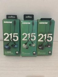 🍑 全新未拆封🌸SHURE 舒爾SE215 Hifi 動圈有線耳機 帶mic版隔音耳機