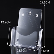Acrylic Brochure Holder Acrylic Literature Display Clear Flyer Stand Rack for A4 A5 A6 Card Holder M
