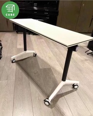 寫字直枱 寫字桌 辦公檯 辦公用 家用 書檯 直枱 二手八成新/九成新/全新訂做 辦公位白色/灰白色/楓木色/胡桃木色 可選用不同枱腳 居家辦公神器 直枱型電腦台 大桌面 簡約現代大氣 現代簡約 經典