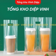 Milk tea bag 1 cup, 2 long cups without compartments, 2 compartments, double cup bag with 2 coffee c