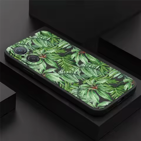 Leaves Pattern Phone Case For Huawei P20 Y7A Y9S Y9 Prime 2019 Nova 9 6 SE 8i 7i 5T P40 Lite P30 Pro
