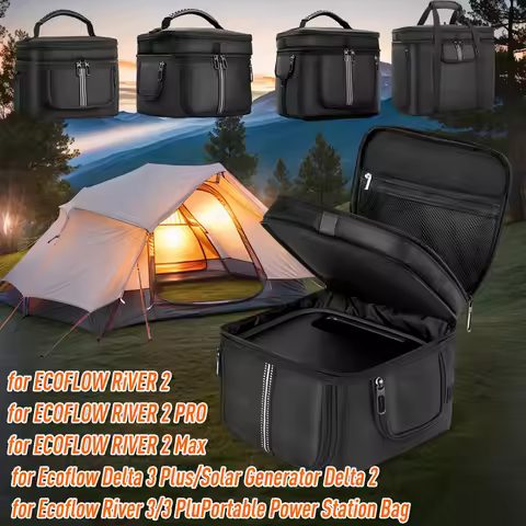 Carrying Case for Ecoflow RIVER 3/3 Plus Anti-drop Storage Bag for EF ECOFLOW RiVER 2/RIVER 2 PRO&RI