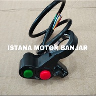 TOMBOL BJM Switch Kiri PLUS Domino handlebar on-off switch domino switch 3 buttons UNIVERSAL