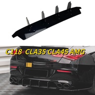 For MercedesBenz CLA Class C118 W118 CLA35 CLA45 AMG 2020 2021 2022 2023 Car Rear Bumper Lower Diffu