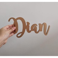 New Custom Name Backdrop 40 Cm Signage/ Wall Decoration/ Wall Signage/