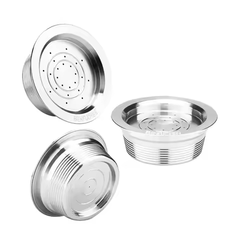 iCafilas For Lavazza a modo mio reusable Coffee Capsule Refilable Filter Basket Stainless Steel Meta