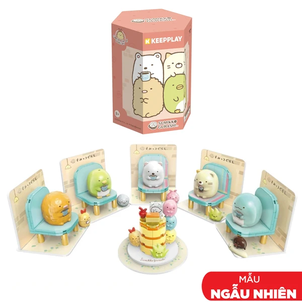 Đồ Chơi Lắp Ráp Sumikko Relax Coffee Time - Keepplay 77012 (Sản Phẩm Bên Trong Là Ngẫu Nhiên)