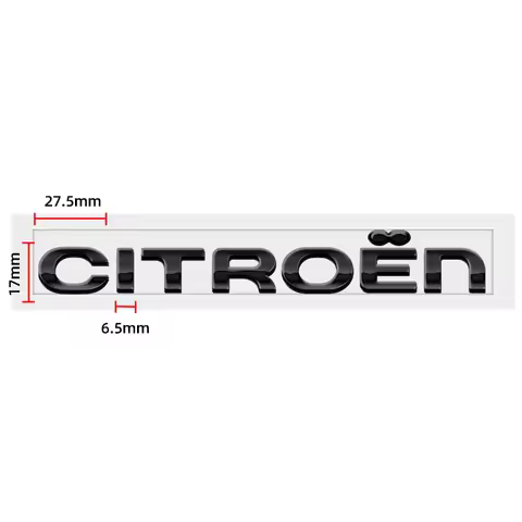 Car ABS 3D Letter Sticker Trunk Logo Sticker for Citroen C4 C3 C5 C1 DS3 DS5 DS4 Jumper Xsara C-Elys