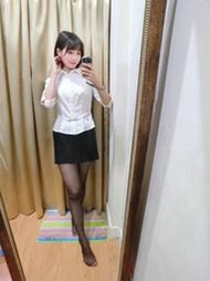 ♥玩美主題趴♥C16 永慶房屋制服上衣 OL制服上衣 OL襯衫 銀行制服上衣 緞面上衣絲質上衣 緞面襯衫 二手襯衫