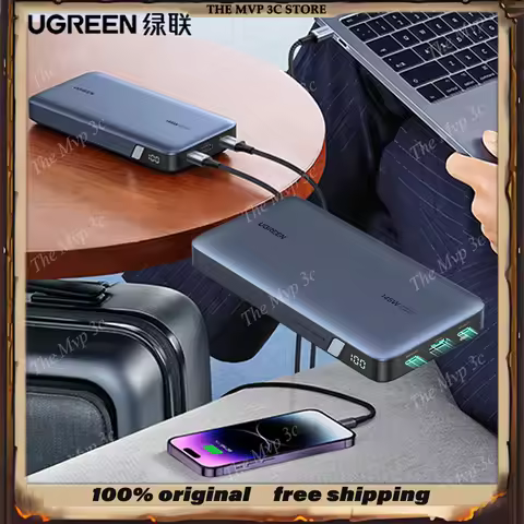UGREEN 140W 25000/20000mAh Power Bank 100W Large Capacity Fast Charge Mobile Power Bank for Laptop N