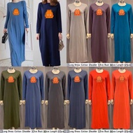 Casual Muslimah Long Sleeve Long Dress Cotton ⚡️Ready Stock ⚡️Borong Murah⚡️Baju Pemborong ⚡Pemborong Baju Murah