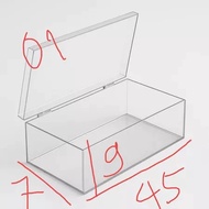 Custom Acrylic Storage Box LxWxH 45x7x10cm