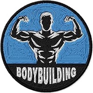 Bodybuilding Patch Embroidered Iron on Patches for Clothes Backpacks Bags Jeans Jackets Size 3" ID45