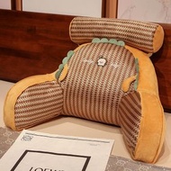 夏季涼席腰靠床上靠墊 軟包 護腰靠枕 床上大靠背榻榻米 宿舍沙發抱枕