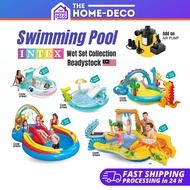 Intex Swimming Pool kids Inflatable Water Slide Children Kolam Renang Kolam Mandi Budak Besar Gelongsor Mainan Budak