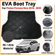 For Proton Persona 2016 - 2022 EVA Copolymer Car Boot Tray Luggage Cargo Trunk Tray Dulang But Keret